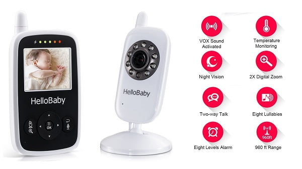 Babyphone vidéo HelloBaby - Comparatif babyphone Babyphone vidéo HelloBaby