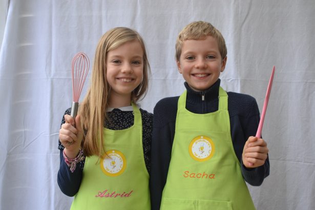 Tablier Tiguidou vêtements connectés et interactifs pour nos enfants Tablier Tiguidou