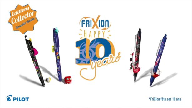 FriXion fête ses 10 ans ! FriXion fête ses 10 ans !