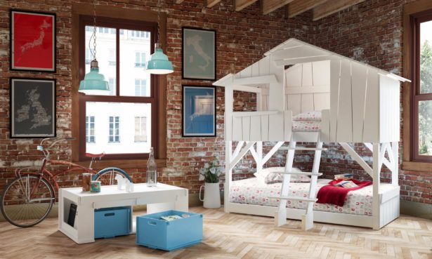 Un lit cabane dont on rêverait bien ! - aménager la chambre de nos enfants Un lit cabane dont on rêverait bien ! - aménager la chambre de nos enfants
