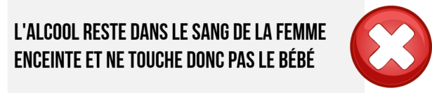 L'alcool reste dans le sang de la femme enceinte et ne touche donc pas le bébé: C'EST FAUX ET ARCHI-FAUX L'alcool reste dans le sang de la femme enceinte et ne touche donc pas le bébé: C'EST FAUX ET ARCHI-FAUX