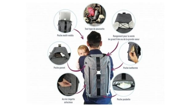 Tout à portée de main et ultra pratique - Jule's bag, sac à langer pour Homme Tout à portée de main et ultra pratique - Jule's bag, sac à langer pour Homme