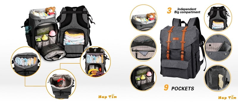 sac eastpak plusieurs poches